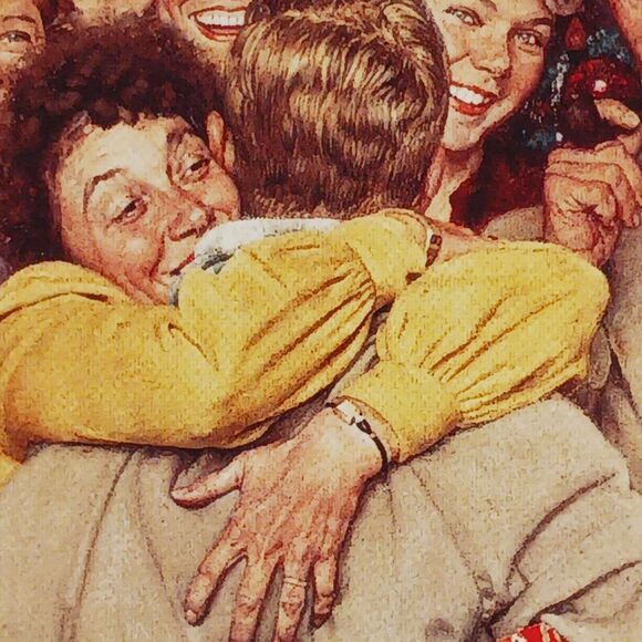 The Homecoming Art Poster 1948 Saturday Evening Post Norman Rockwell 12x16 - Picture 8 of 8